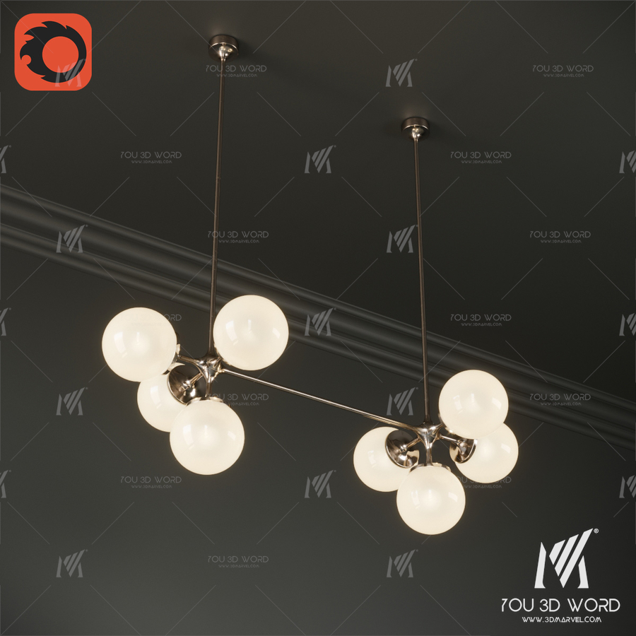 Tribcea Loft Chandelier Cluster Duo